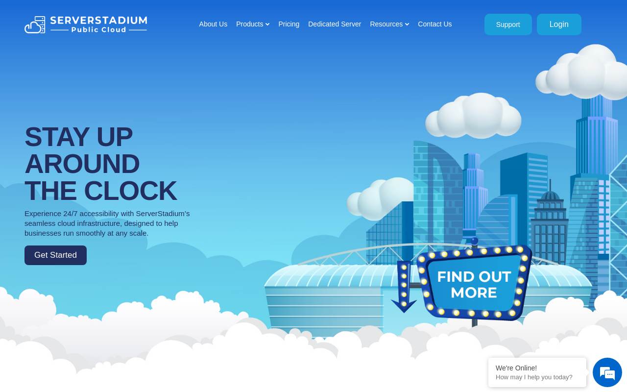 ServerStadium 官网截图